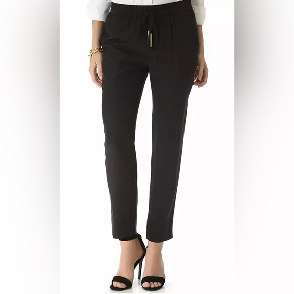 DVF Bennet Pant in Black - Trousers with Pocket- Joggers - Picture 1 of 5